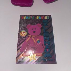 Rare TY beanie baby - Millennium!!